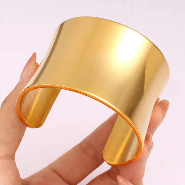 钛钢手镯 红风尚-时尚简约纯色手镯