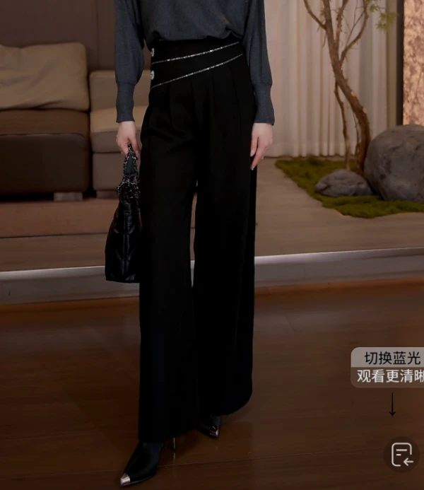 【暮光星辰】Molly 时尚气质显瘦轻奢 裤子 M2025886