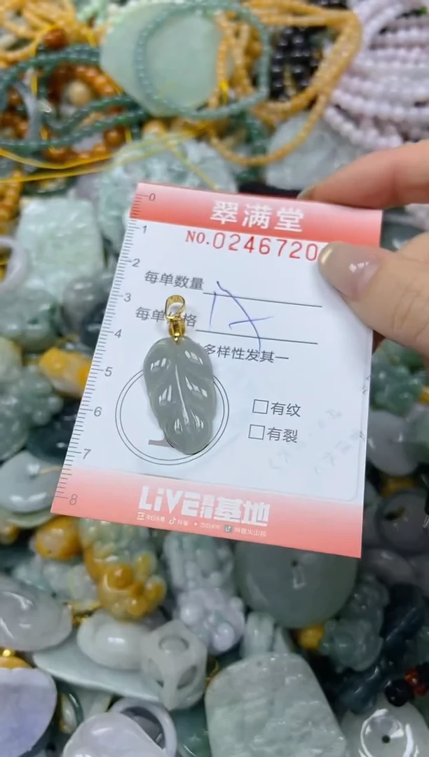 未镶嵌挂件翡翠闪购0246720