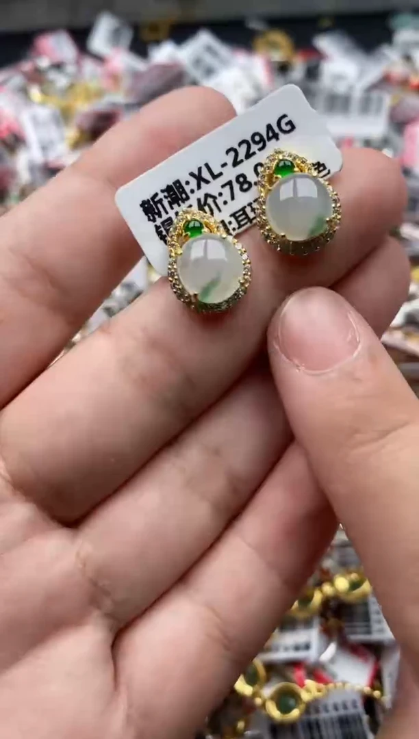 【闪购商品】翡翠戒指银S925镶嵌222222---10