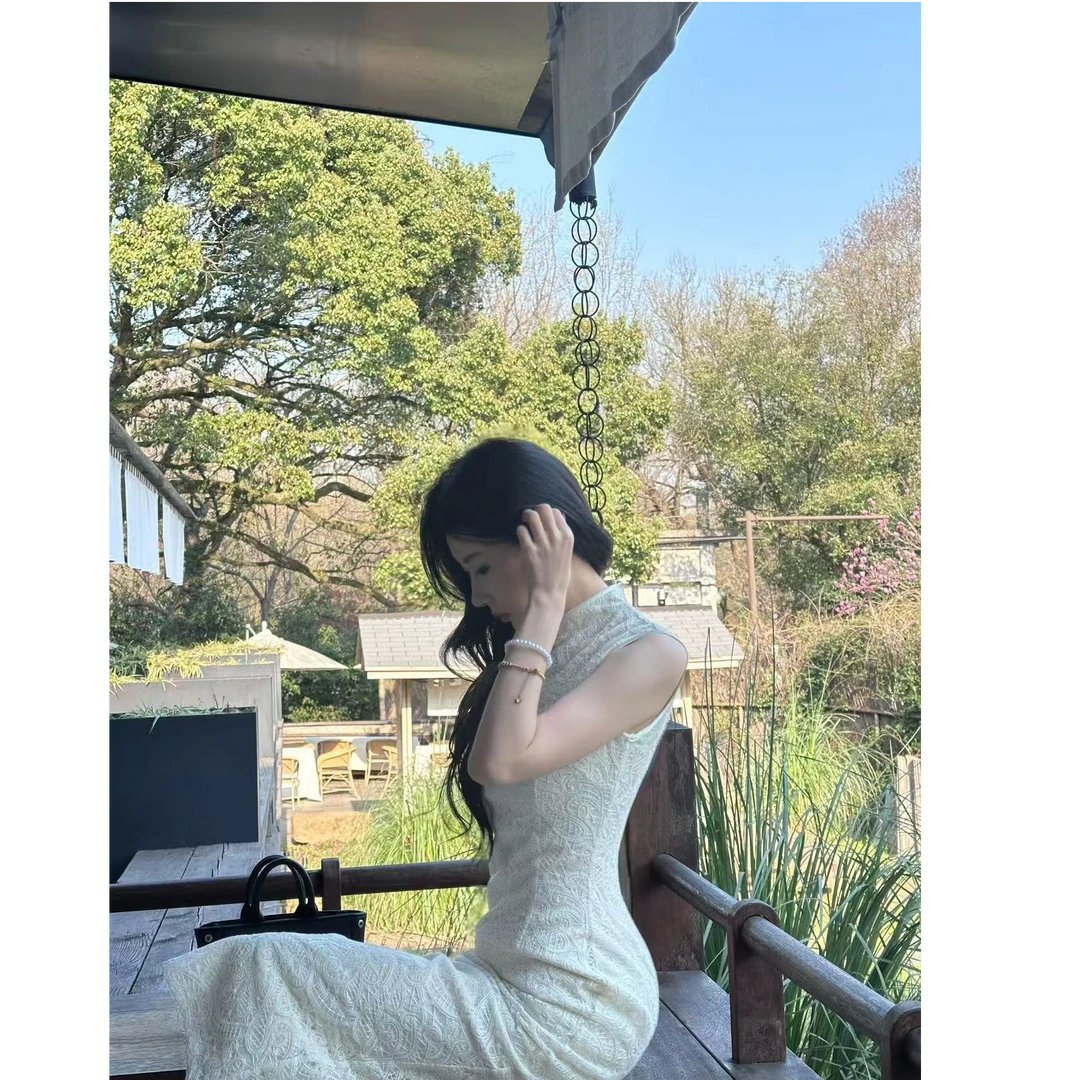 【情书】春夏雕花重工气质显瘦修身旗袍