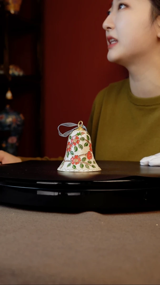 非遗景泰蓝 幸运铃 3寸 风吹铃动