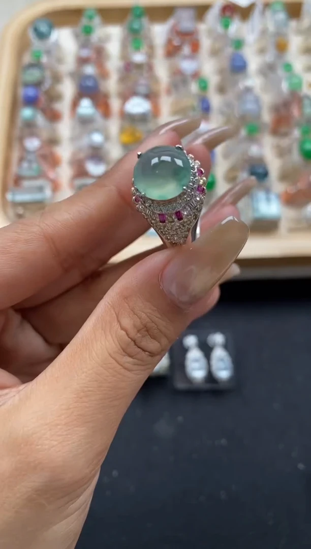 未镶嵌戒指翡翠缅甸天然a货翡翠