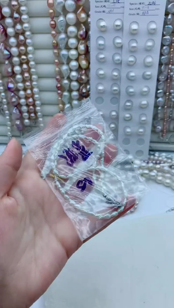 淡水珍珠银S925镶嵌颈饰项链多样性发其一