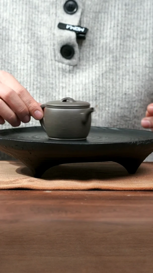 【闪购商品】紫砂茶壶五堂汉瓦-手工炼泥