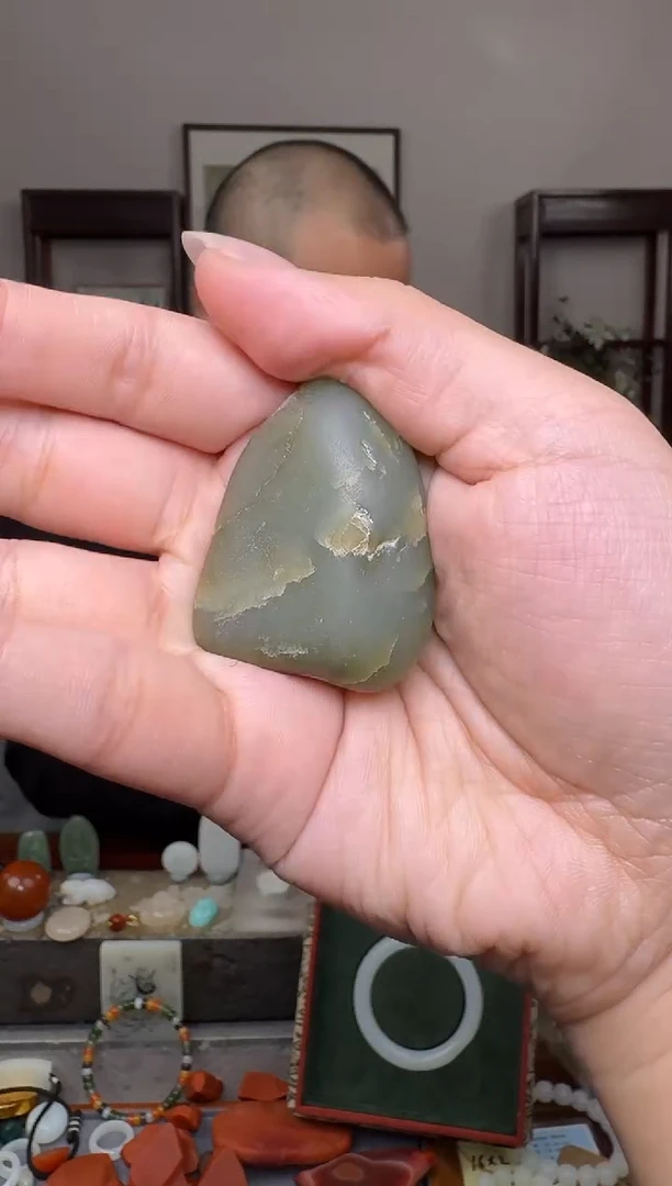 【闪购商品】和田玉挂件未镶嵌999有皮裂