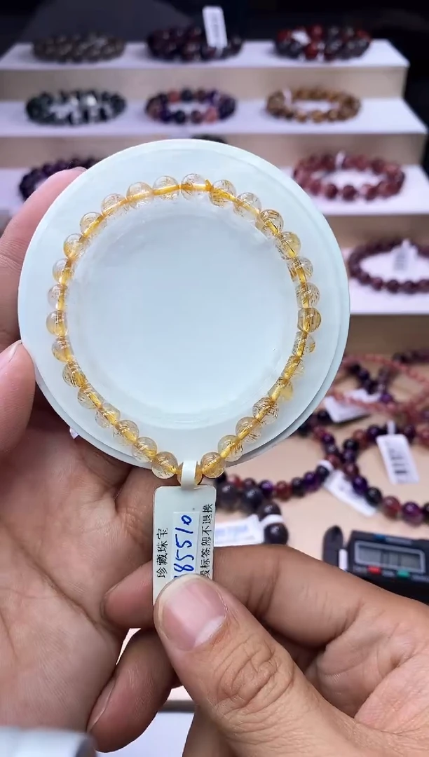 【闪购商品】水晶手链未镶嵌黄金超七6m+