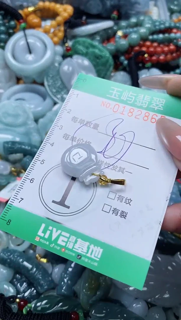 翡翠未镶嵌颈饰闪购0182865