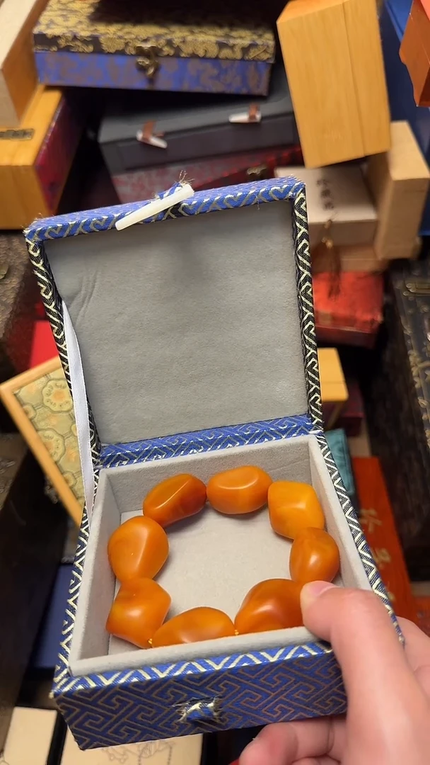 【闪购商品】蜜蜡手链未镶嵌——————