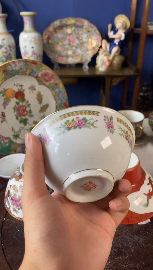 摆件景德镇老厂瓷微瑕慎拍