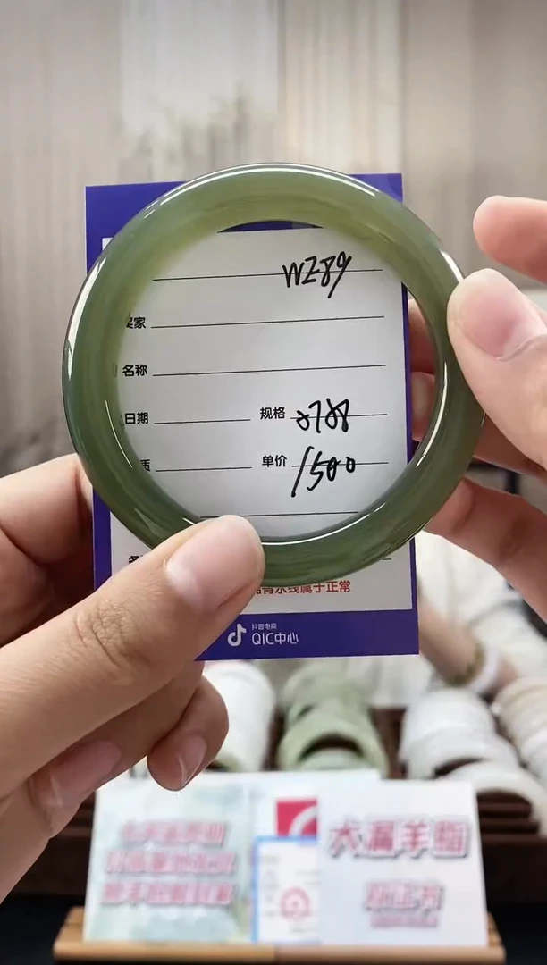 未镶嵌手镯和田玉WE89微色差