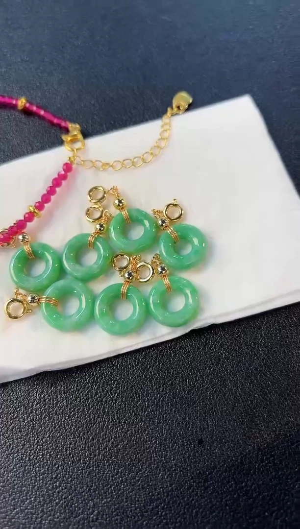 【闪购商品】翡翠颈饰未镶嵌1缅料A货/多样性/一件 赠手串