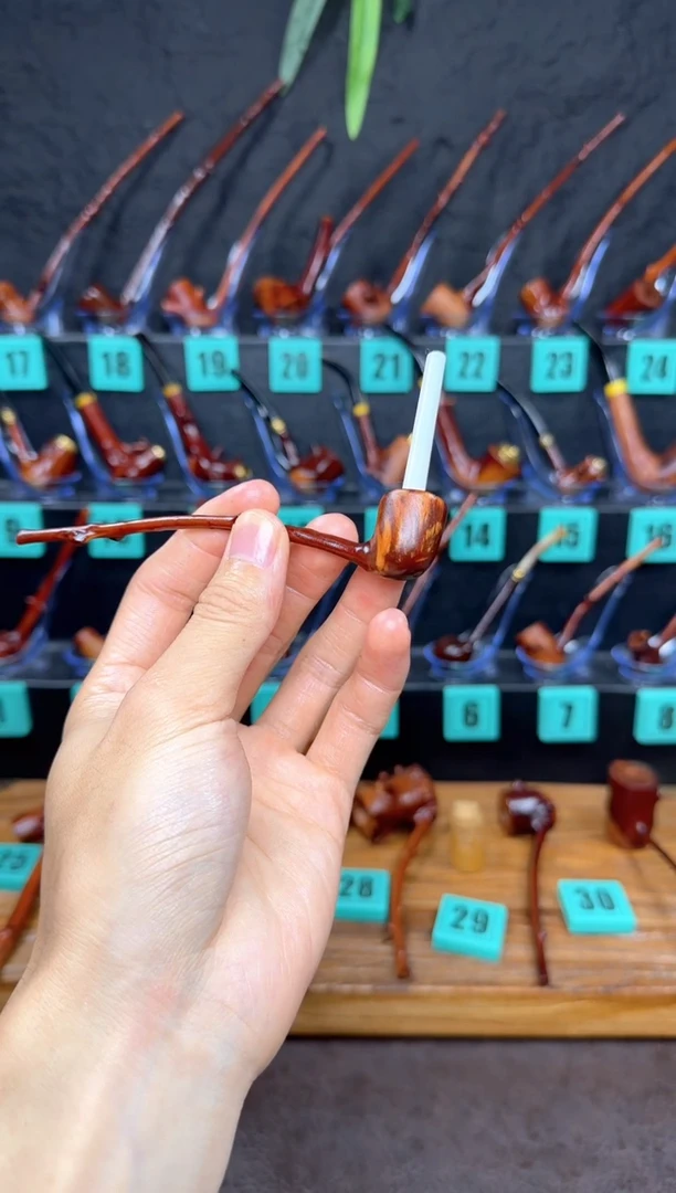 一物一图檬子木手工香烟嘴