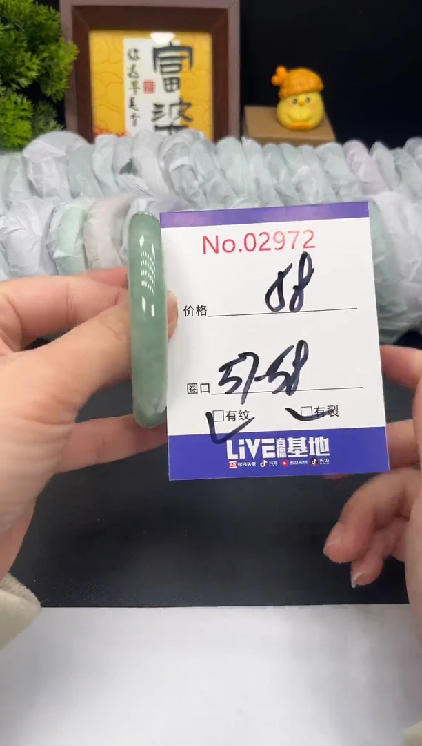 未镶嵌手镯翡翠拍下以实物为准2972