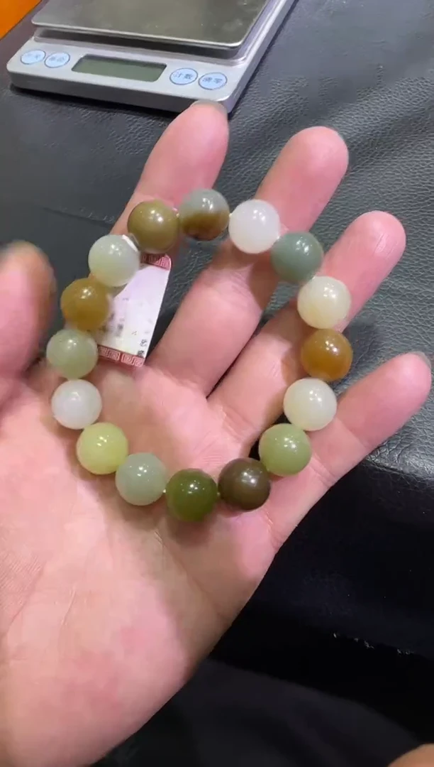 未镶嵌手串和田玉多宝手串（产地直发）