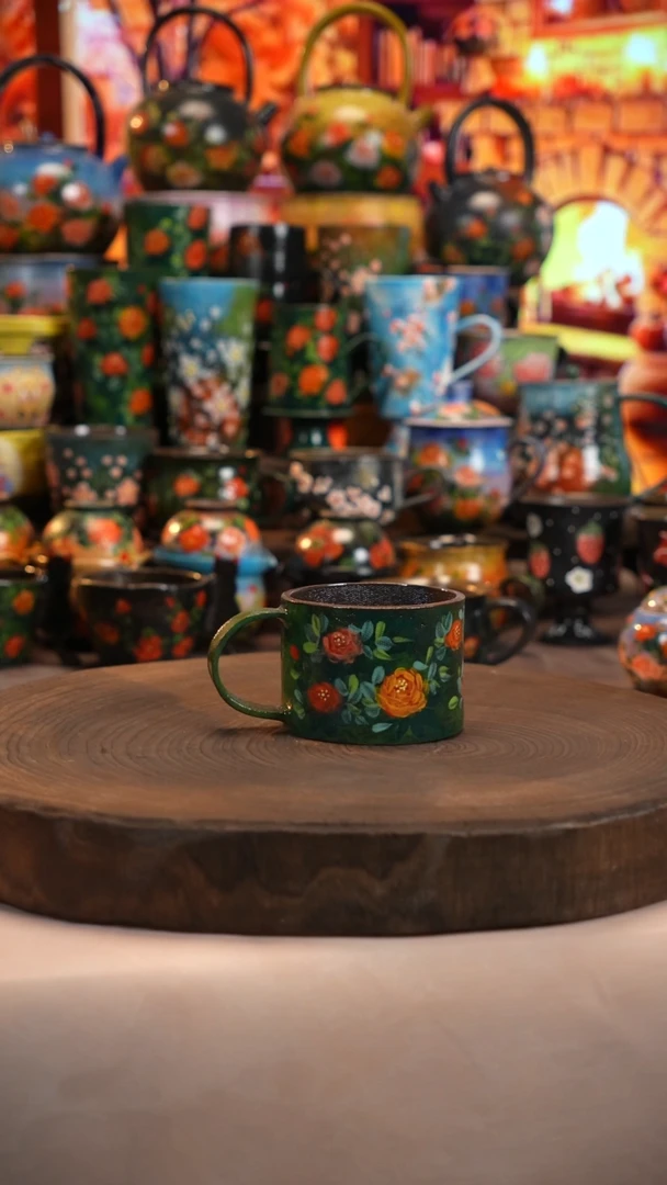 油画   釉下彩   杯子