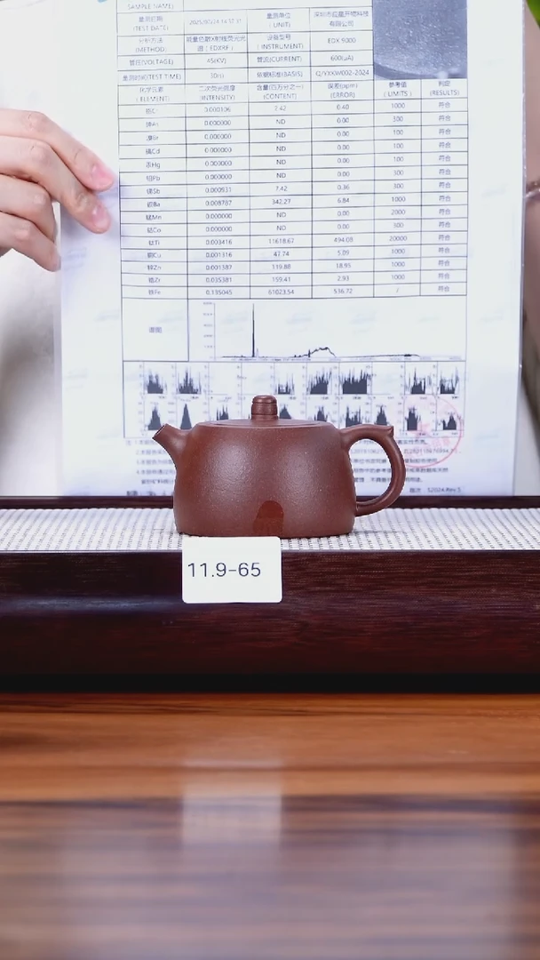 茶壶紫砂11.9-65 95全  中槽清  镜铎150