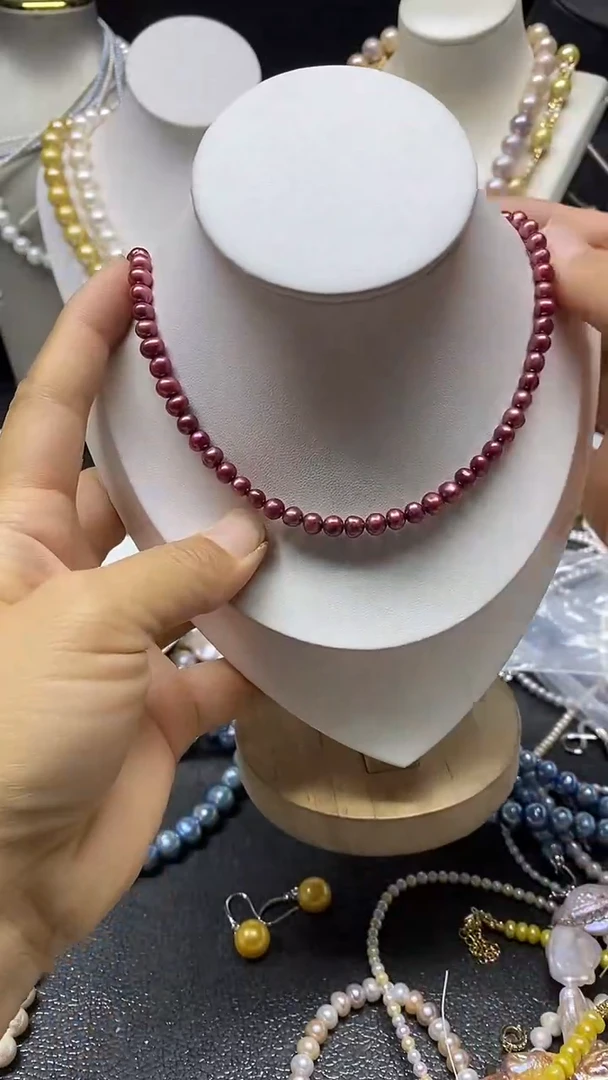 颈饰未镶嵌淡水珍珠多人