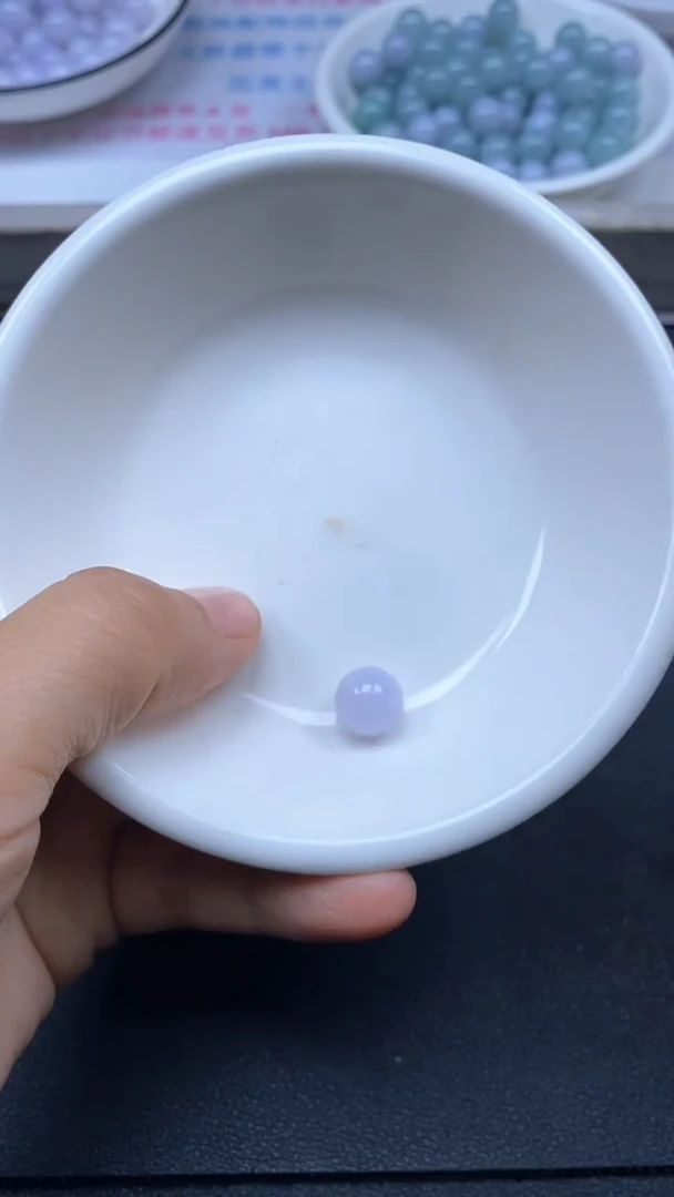 颈饰未镶嵌翡翠雪欣散珠定制diy