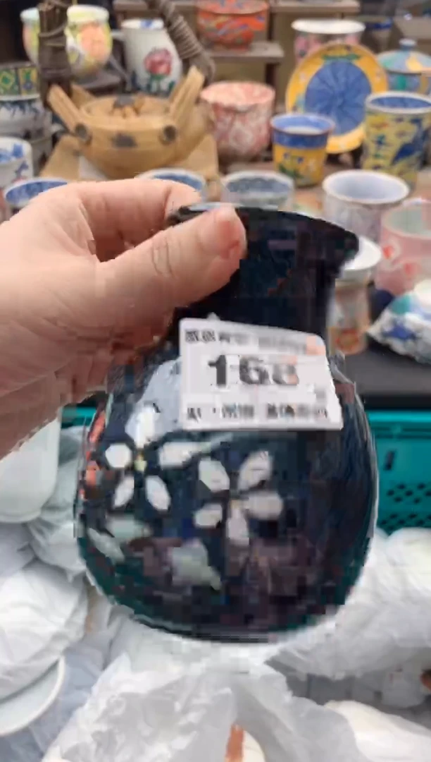 瓷片傲**梅168号九姑娘工艺品瓷器