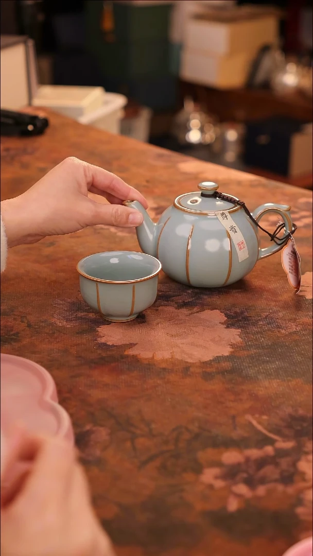 【闪购商品】陶瓷茶具（无礼盒无茶盘）@@A6588