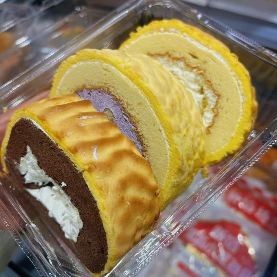 【代购系列】[原味＋巧克力＋芋泥]虎皮卷 三拼