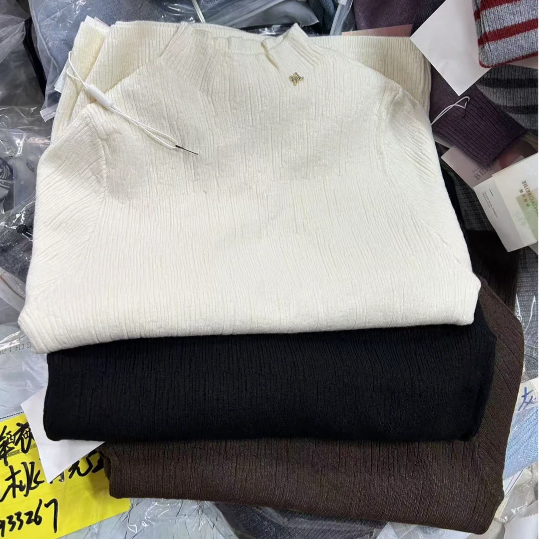 贝姐同款【福利款针织打底衫】百搭针织上衣6632