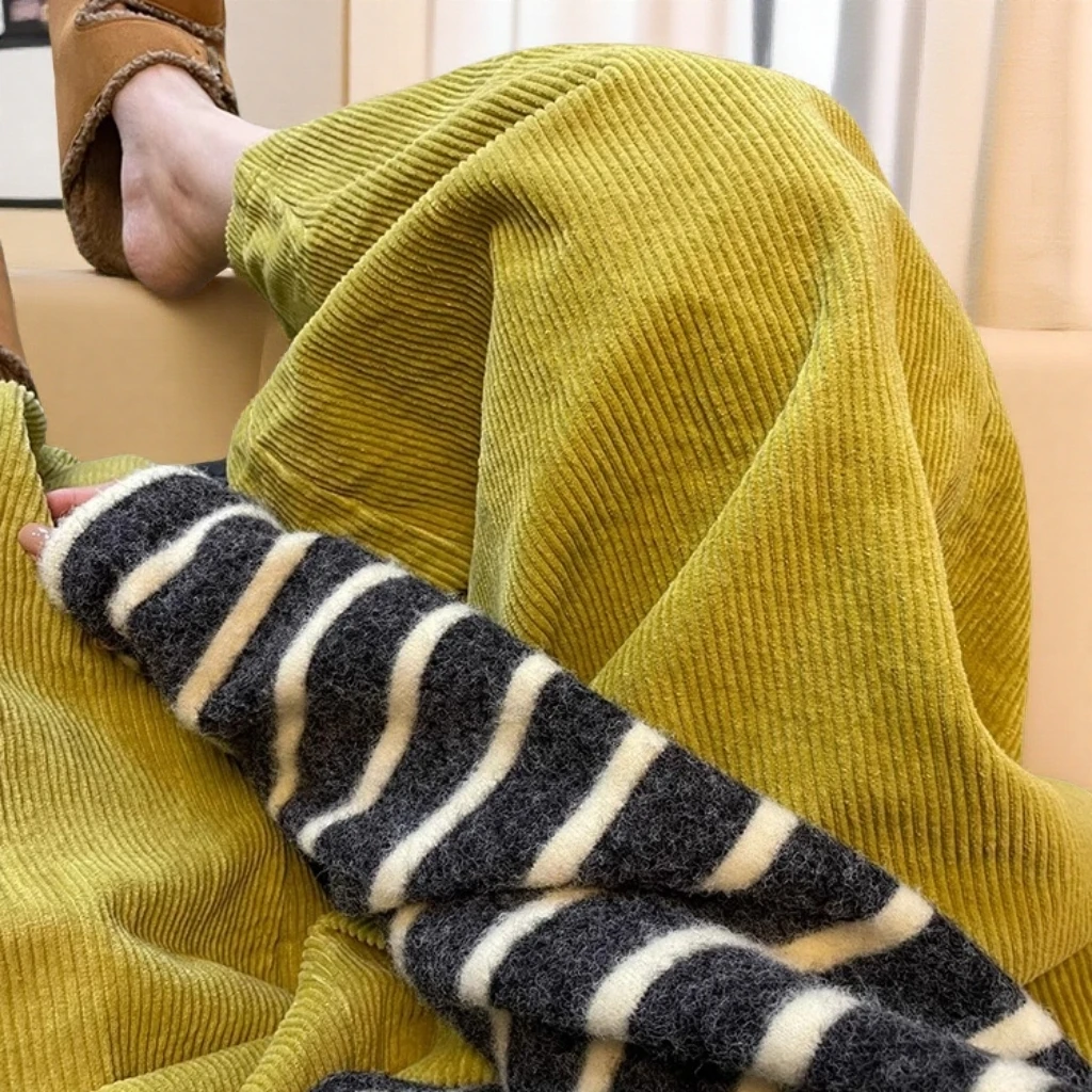 743松紧腰薄款直筒裤厚款秋冬休闲裤运动裤条纹休闲春秋