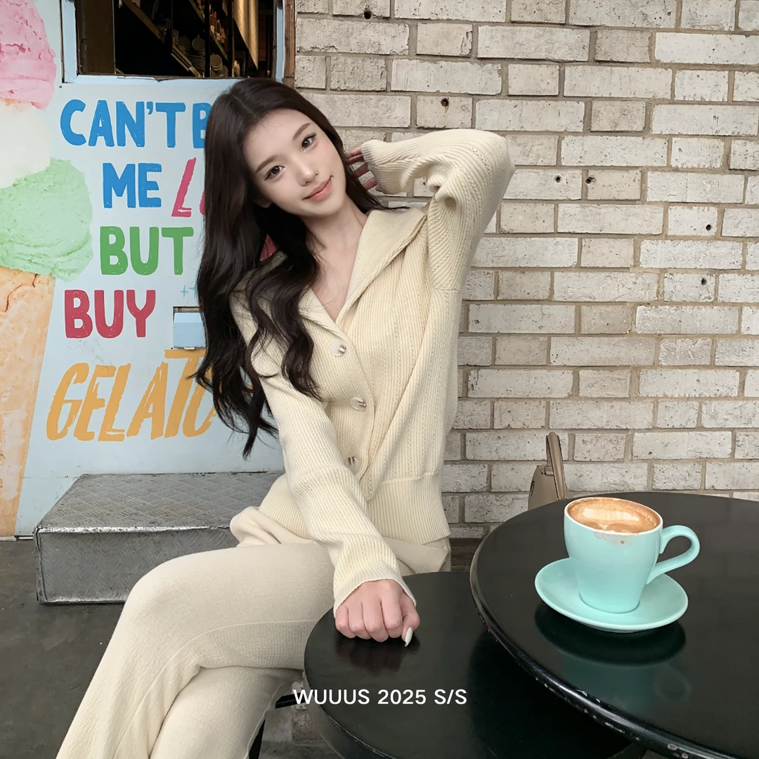 【柔软轮廓】松弛老钱柔软毛衣+内搭背心3089