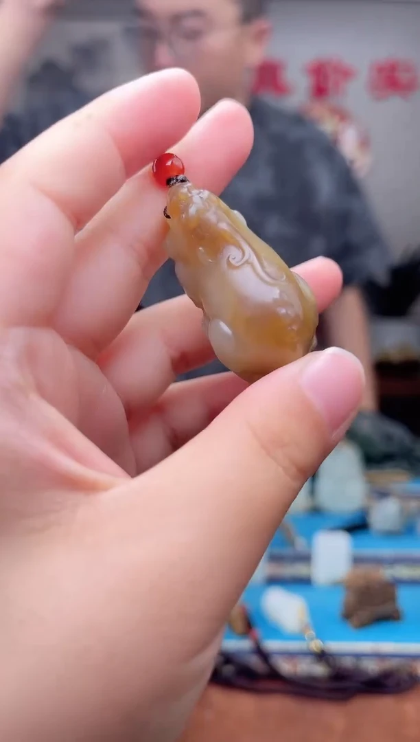 和田玉未镶嵌挂件1