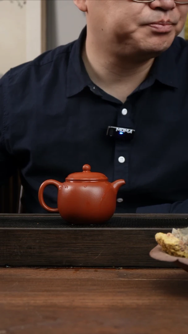 茶杯紫砂朱泥匏尊          210CC