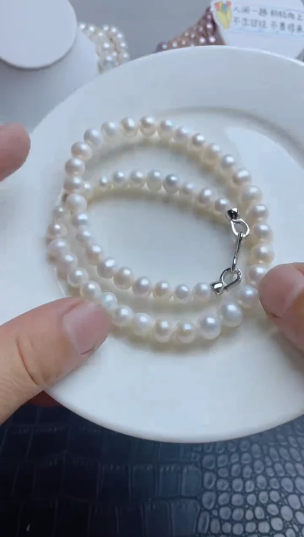 淡水珍珠未镶嵌颈饰0133