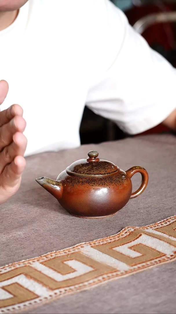 茶壶紫砂宜兴紫砂柴烧