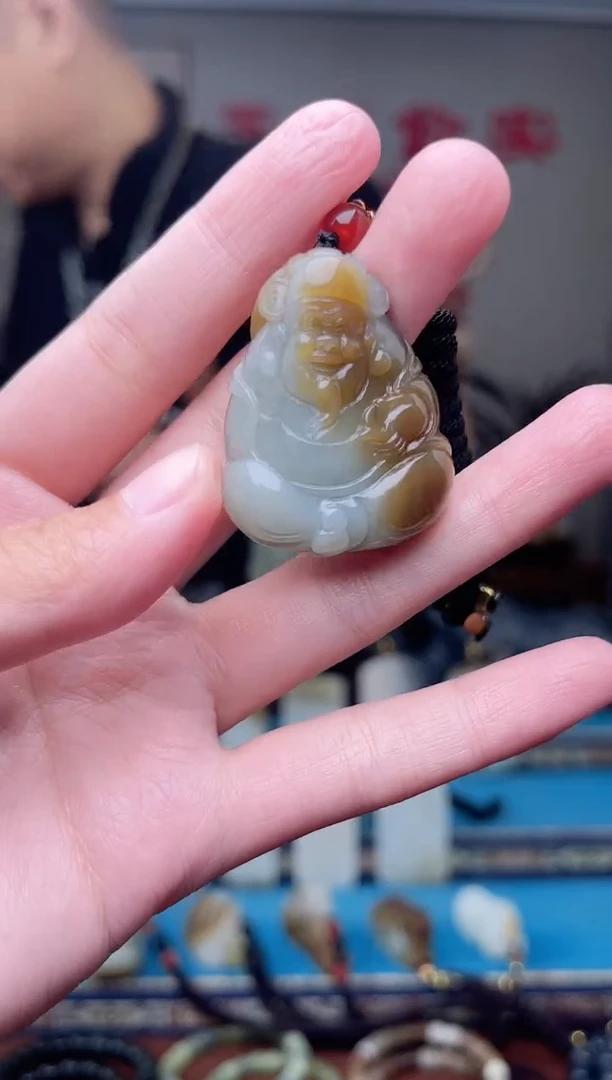 和田玉未镶嵌挂件1