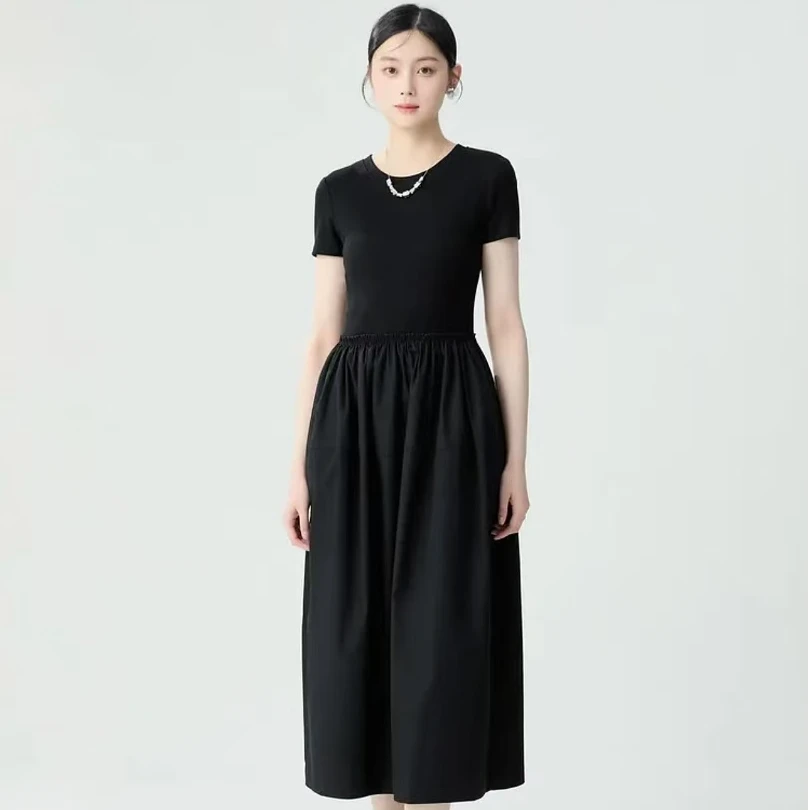 AMASS/阿玛施【高雅秘韵】时尚气质百搭法式显瘦女装连衣裙5500517