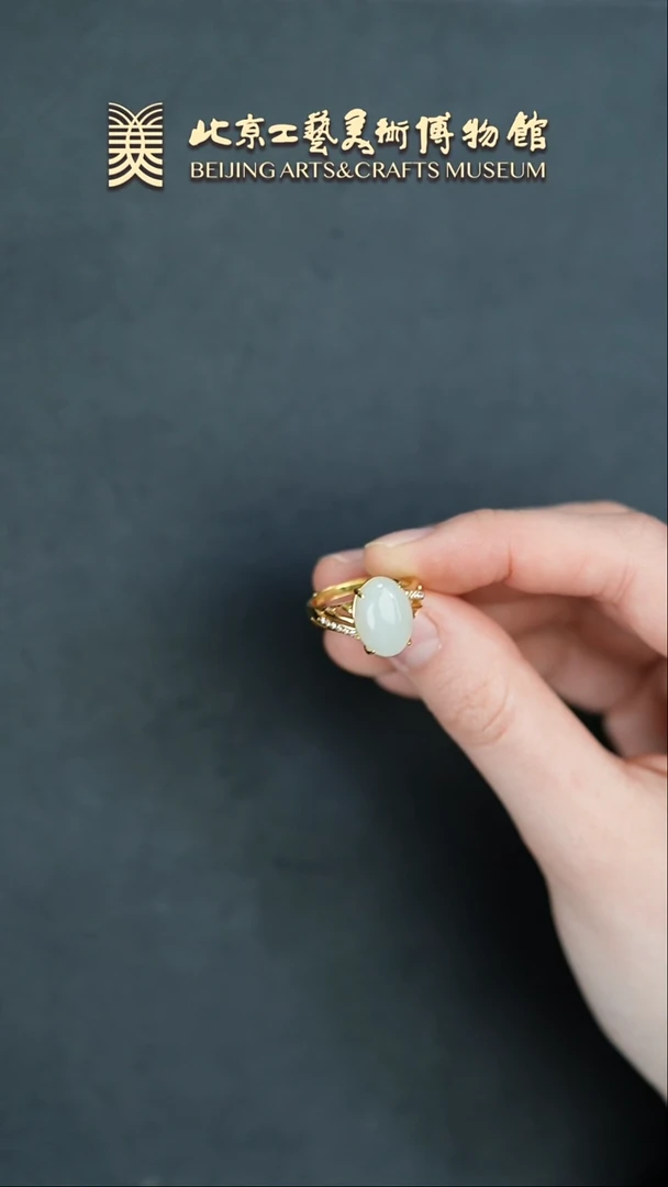 【闪购商品】和田玉戒指银S925镶嵌B0212GMD1177（多样性发货）