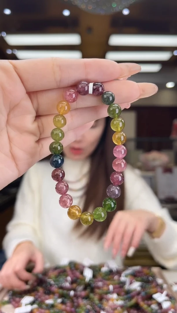 【闪购商品】碧玺/未镶嵌8mm+碧玺单圈34多样性发货