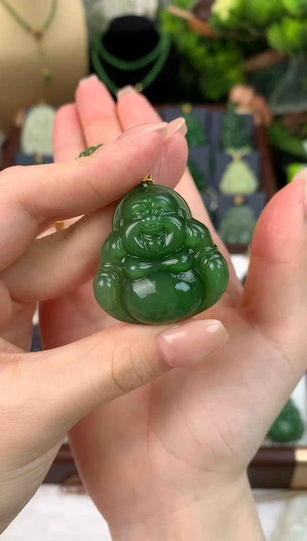 颈饰未镶嵌和田玉吊坠35mm