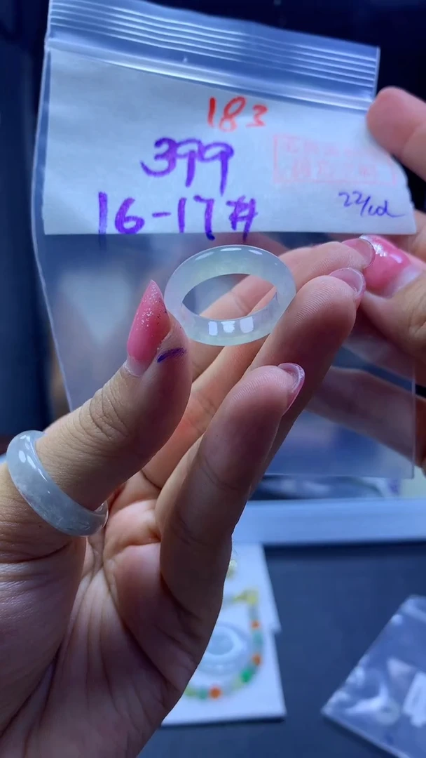 未镶嵌定制翡翠戒圈#399元-毛货需精细抛光