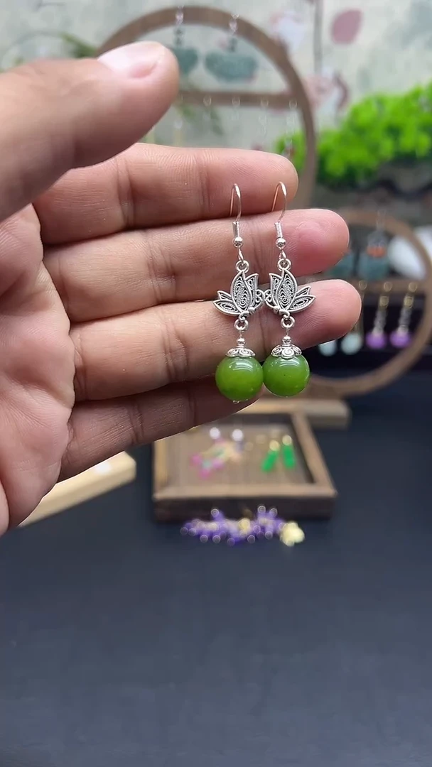 未镶嵌耳饰玛瑙/玉髓040