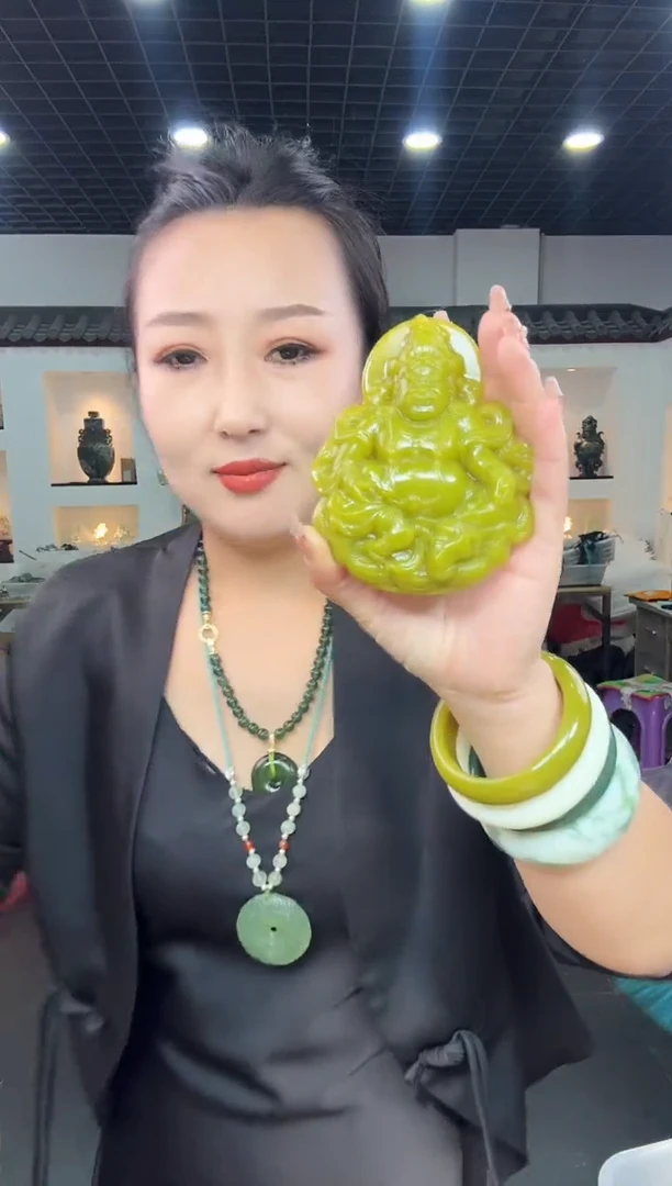 【闪购商品】岫玉颈饰未镶嵌超大号藏巴拉