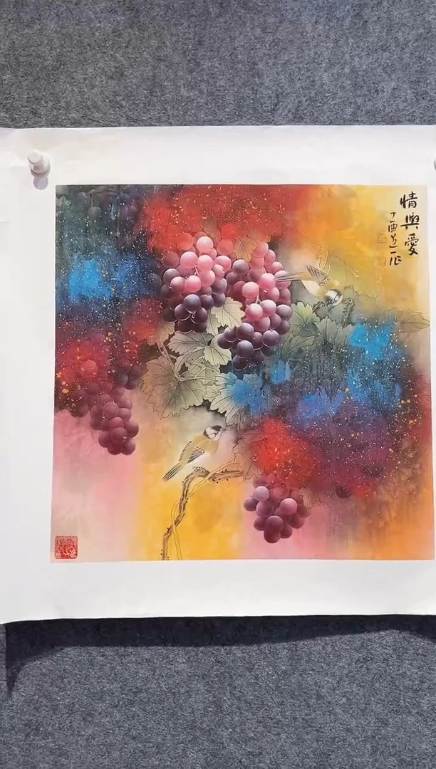 国画道一李学斌国画作品A14