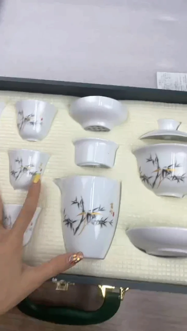 羊脂玉富竹礼盒装
