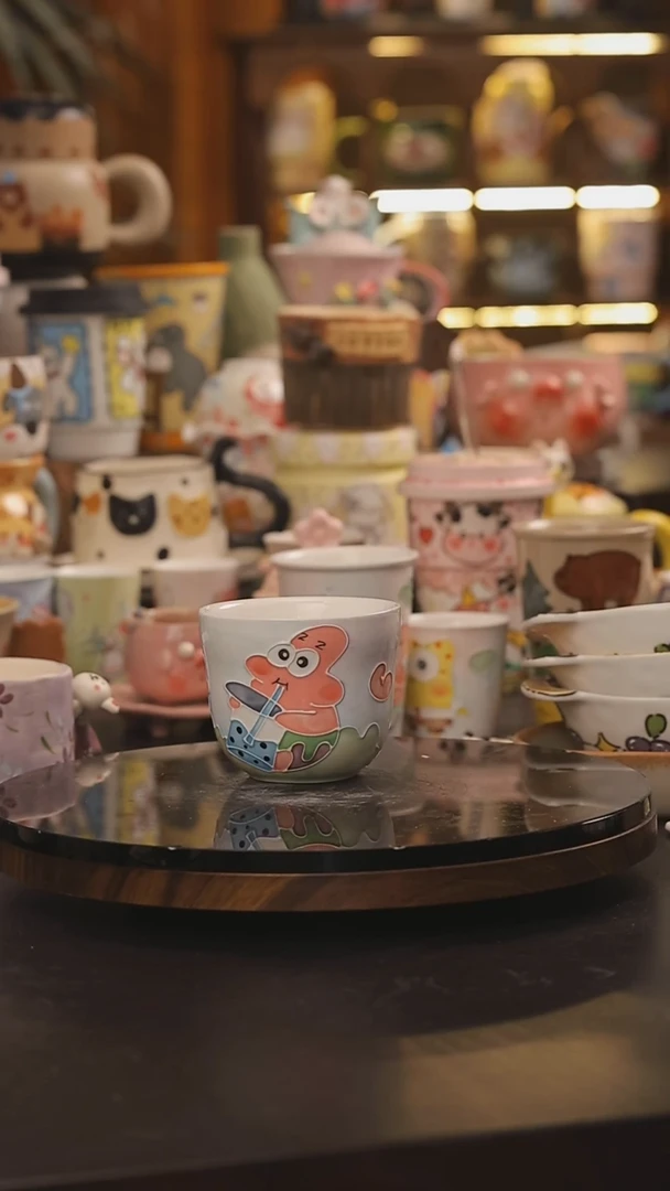 景德镇釉下彩绘设计师款式陶瓷