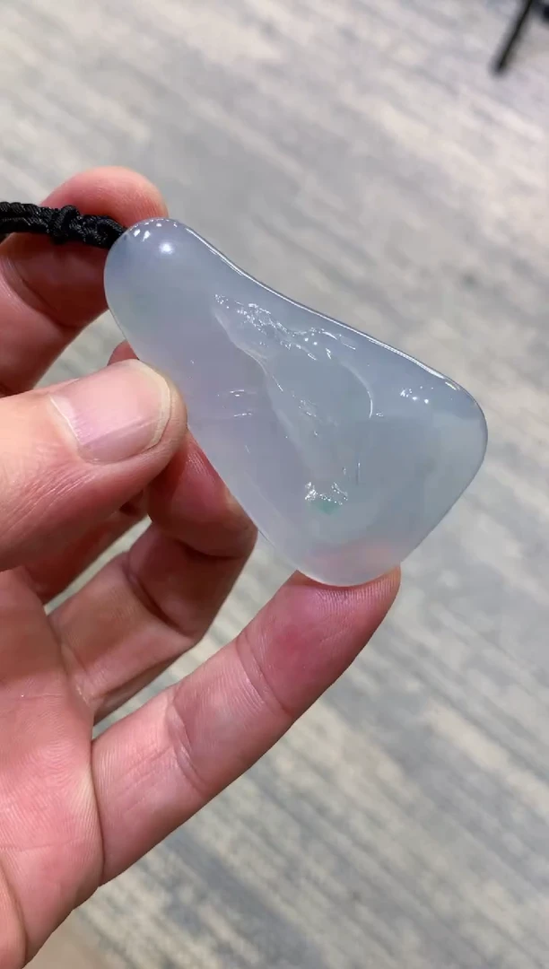 颈饰未镶嵌翡翠天然A货翡翠