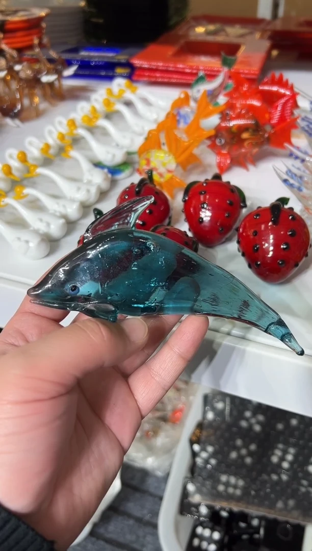 手工艺品琉璃特价刀鱼