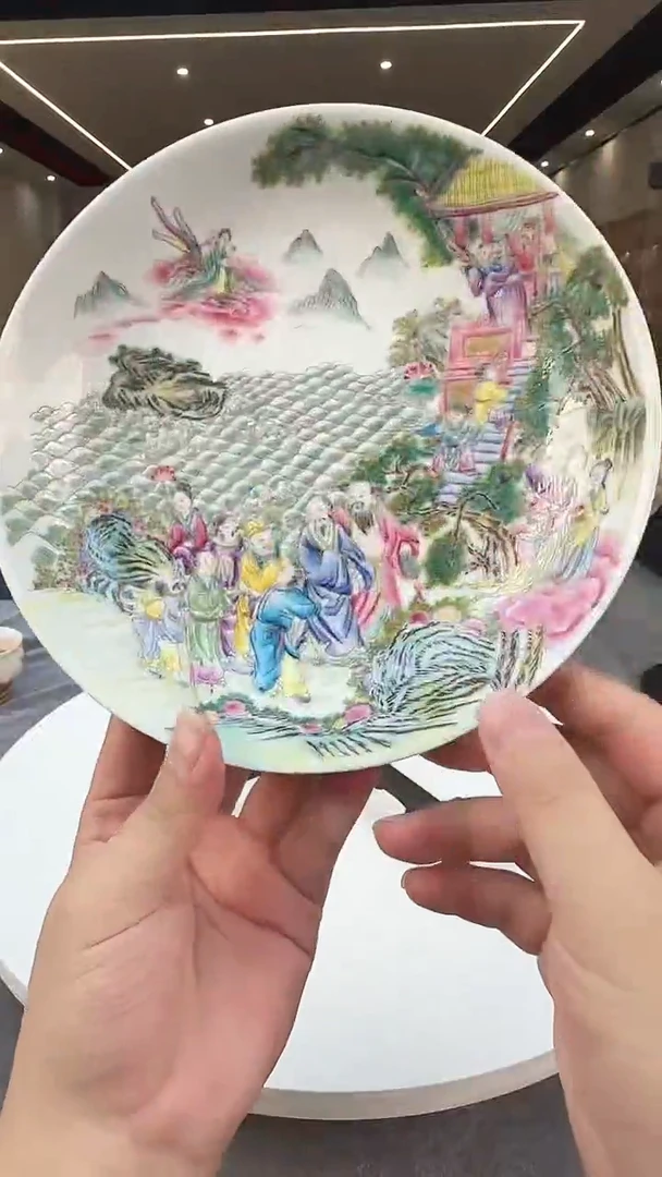 瓷片景德镇陶瓷摆件M10