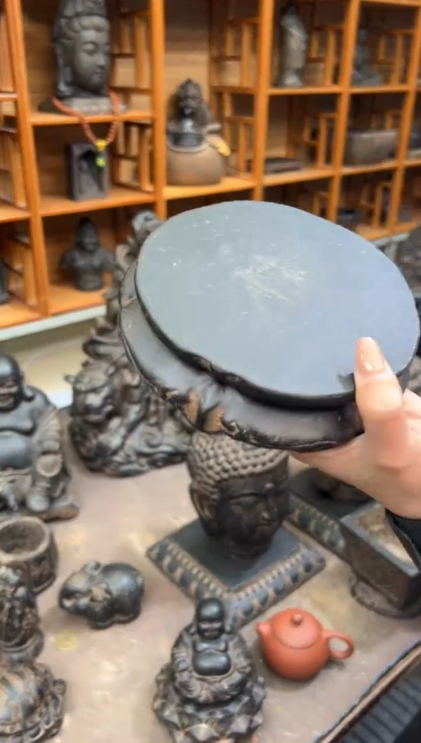 陶土【火山泥】金箍坛底座