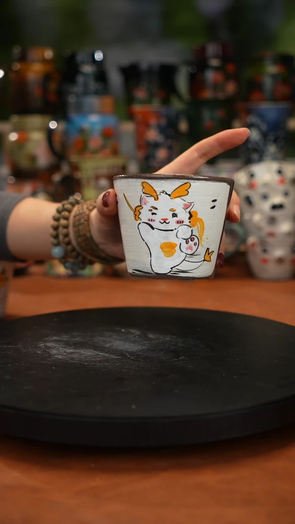 油画手 绘釉下彩