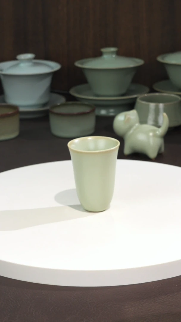 宣宝汝瓷原矿原釉作品